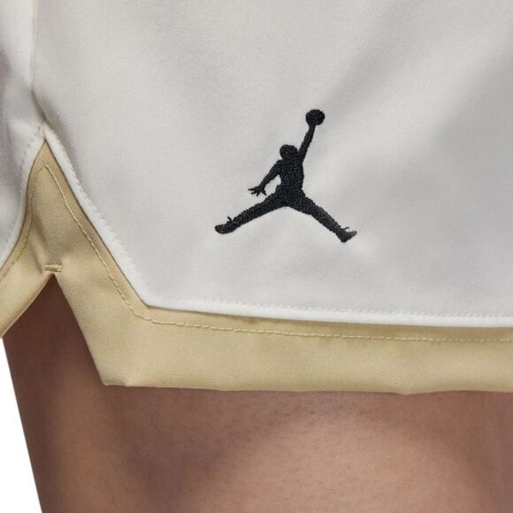 Air Jordan Women's Woven Shorts Beige Tan Black Pockets New DZ3343-133 Small S - Picture 16 of 16